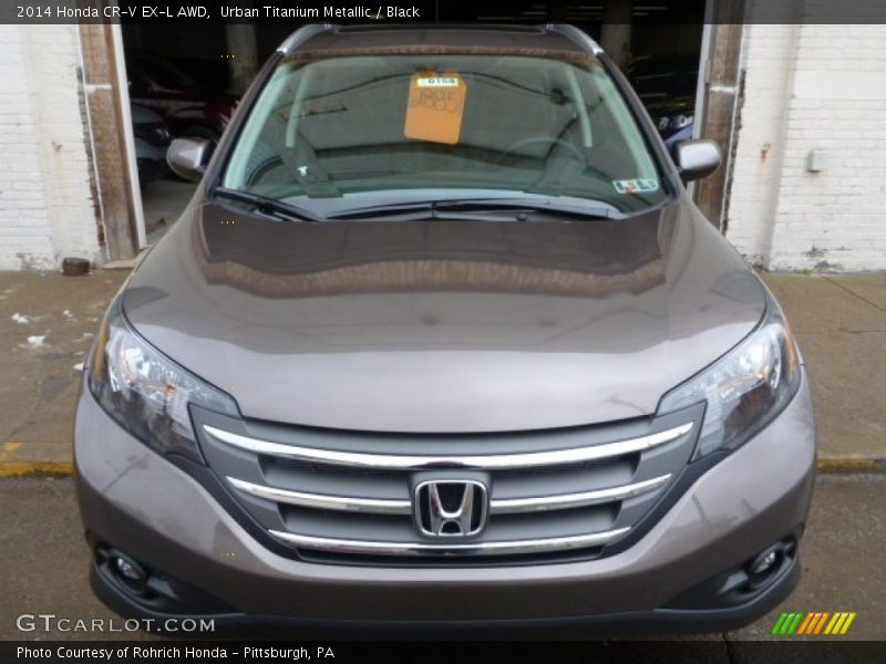 Urban Titanium Metallic / Black 2014 Honda CR-V EX-L AWD