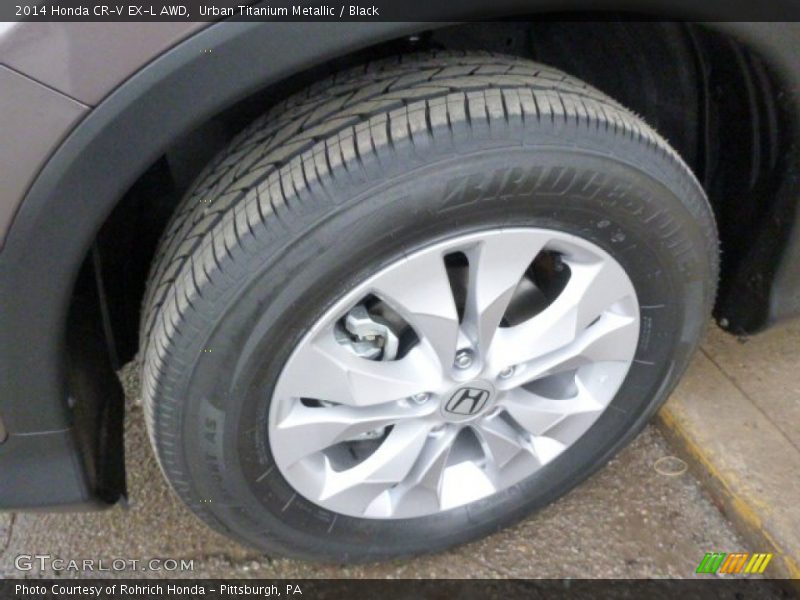 Urban Titanium Metallic / Black 2014 Honda CR-V EX-L AWD