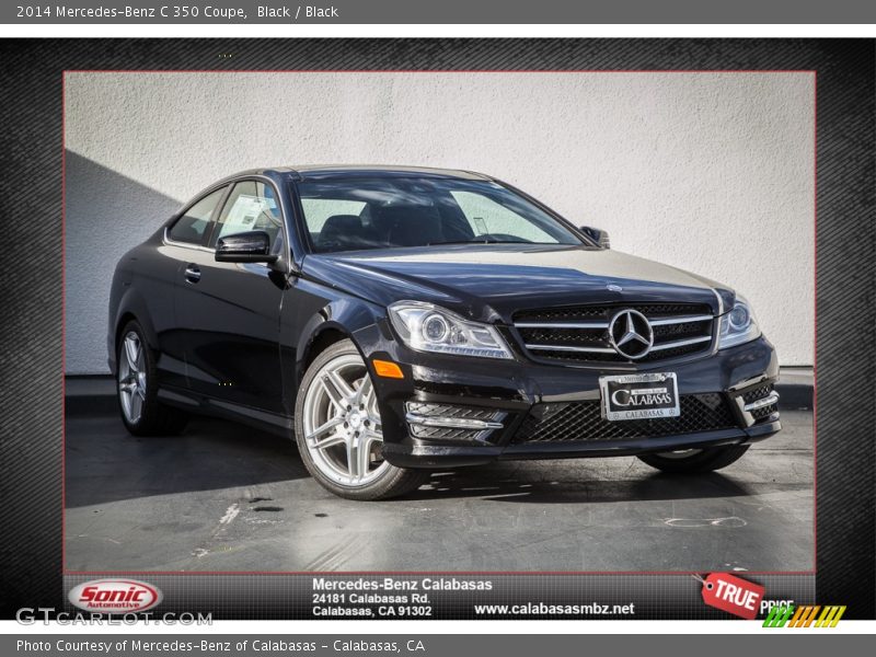 Black / Black 2014 Mercedes-Benz C 350 Coupe