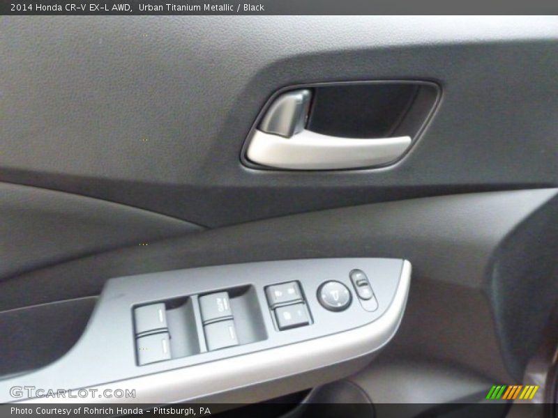 Urban Titanium Metallic / Black 2014 Honda CR-V EX-L AWD