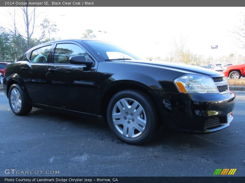 Black Clear Coat / Black 2014 Dodge Avenger SE