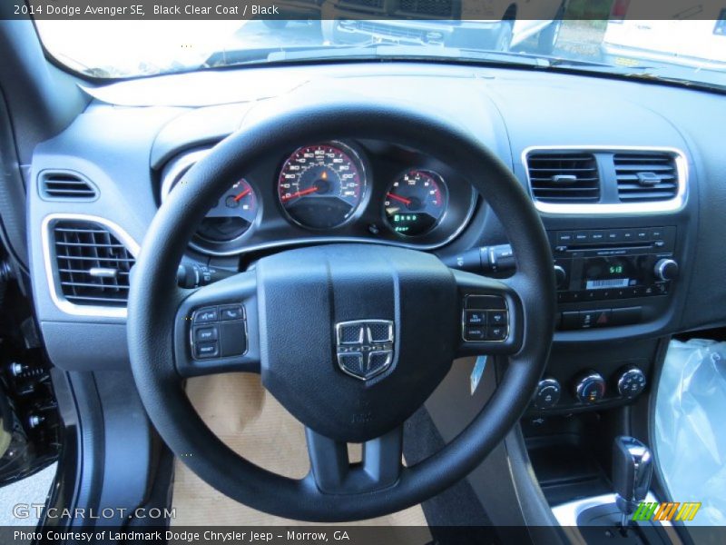 Black Clear Coat / Black 2014 Dodge Avenger SE