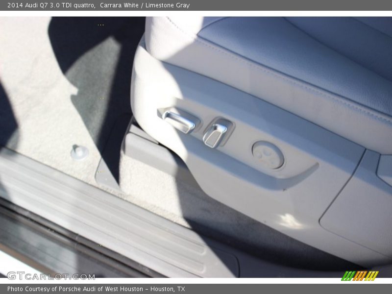 Carrara White / Limestone Gray 2014 Audi Q7 3.0 TDI quattro