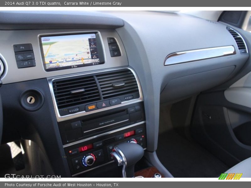 Carrara White / Limestone Gray 2014 Audi Q7 3.0 TDI quattro