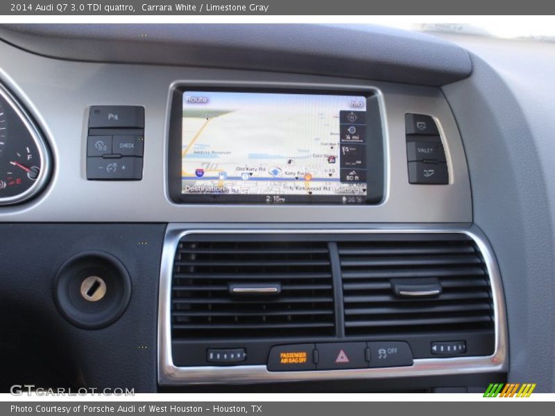 Carrara White / Limestone Gray 2014 Audi Q7 3.0 TDI quattro