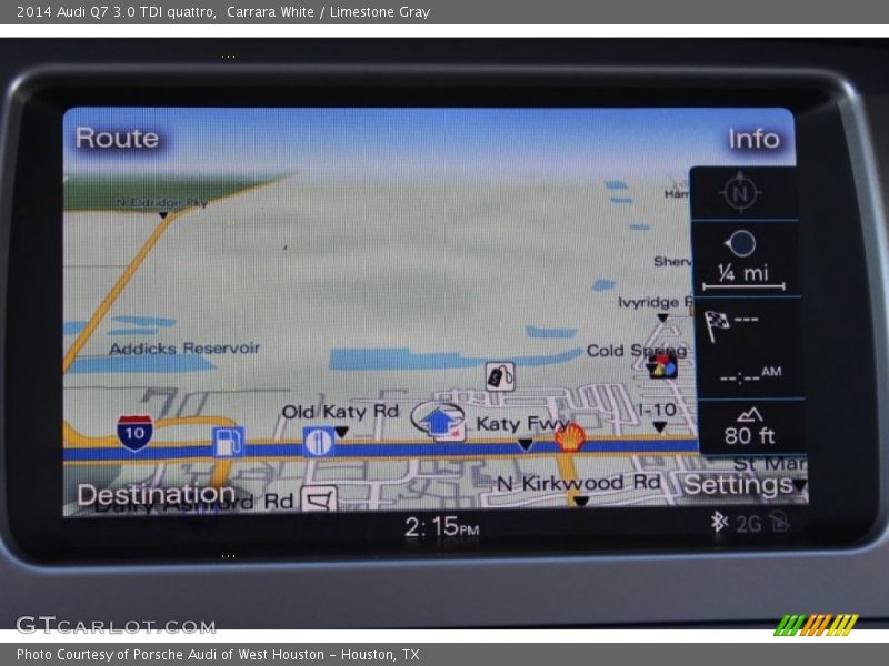 Carrara White / Limestone Gray 2014 Audi Q7 3.0 TDI quattro