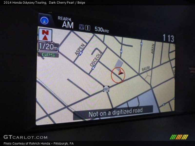 Dark Cherry Pearl / Beige 2014 Honda Odyssey Touring