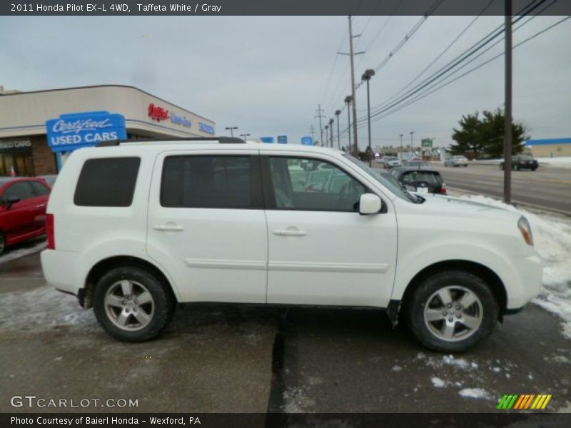 Taffeta White / Gray 2011 Honda Pilot EX-L 4WD