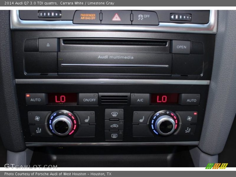 Carrara White / Limestone Gray 2014 Audi Q7 3.0 TDI quattro