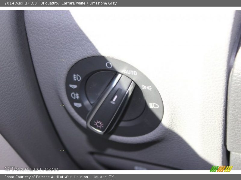 Carrara White / Limestone Gray 2014 Audi Q7 3.0 TDI quattro