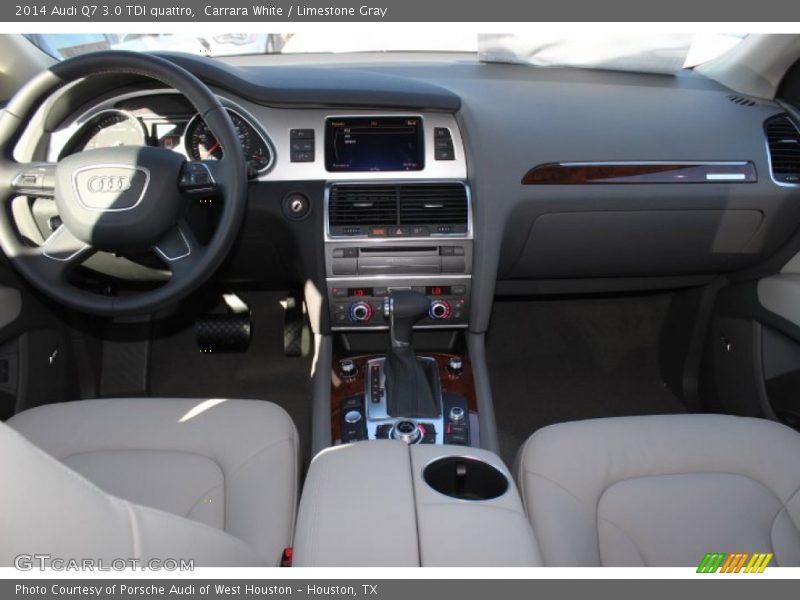 Carrara White / Limestone Gray 2014 Audi Q7 3.0 TDI quattro
