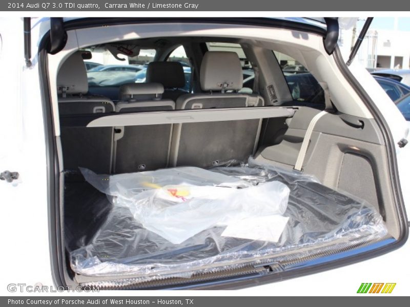 Carrara White / Limestone Gray 2014 Audi Q7 3.0 TDI quattro