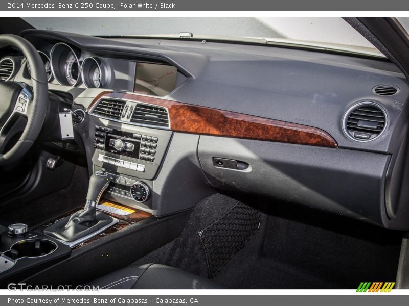 Polar White / Black 2014 Mercedes-Benz C 250 Coupe
