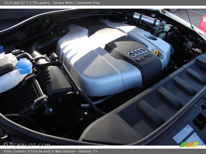 Carrara White / Limestone Gray 2014 Audi Q7 3.0 TDI quattro