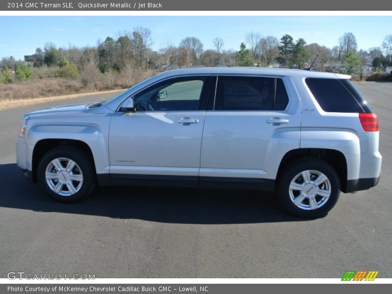 Quicksilver Metallic / Jet Black 2014 GMC Terrain SLE