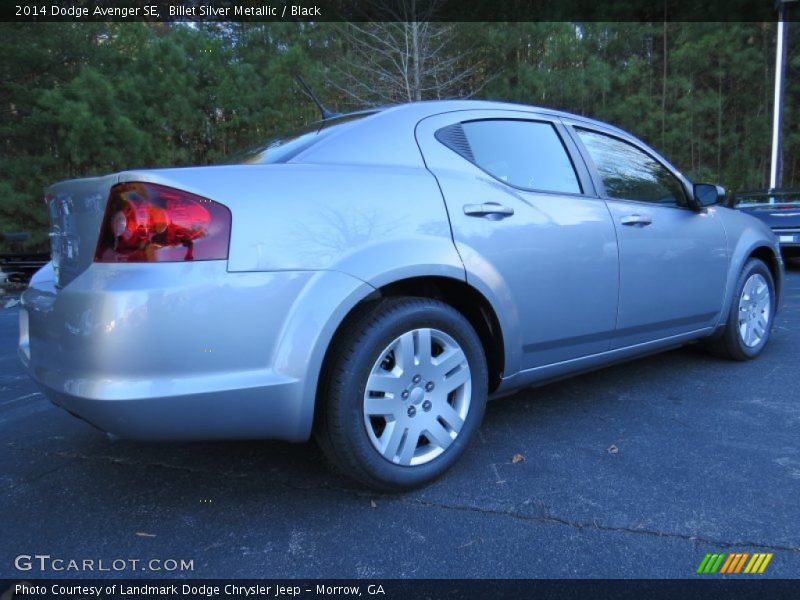 Billet Silver Metallic / Black 2014 Dodge Avenger SE