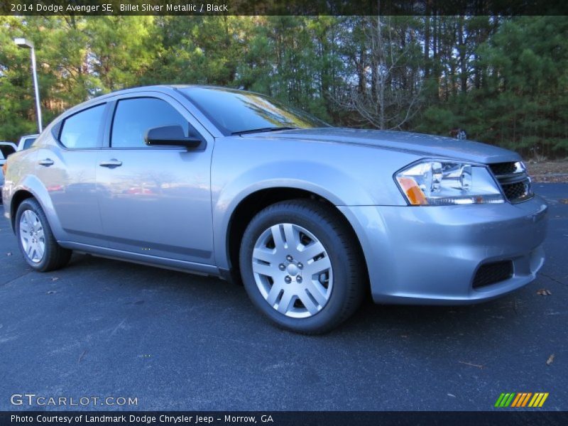 Billet Silver Metallic / Black 2014 Dodge Avenger SE