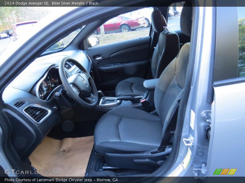 Billet Silver Metallic / Black 2014 Dodge Avenger SE