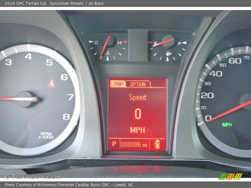 Quicksilver Metallic / Jet Black 2014 GMC Terrain SLE