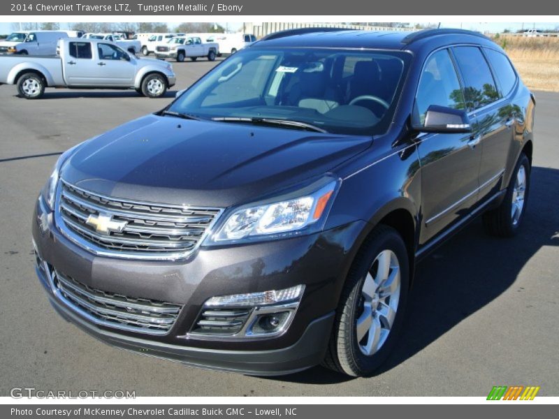 Tungsten Metallic / Ebony 2014 Chevrolet Traverse LTZ
