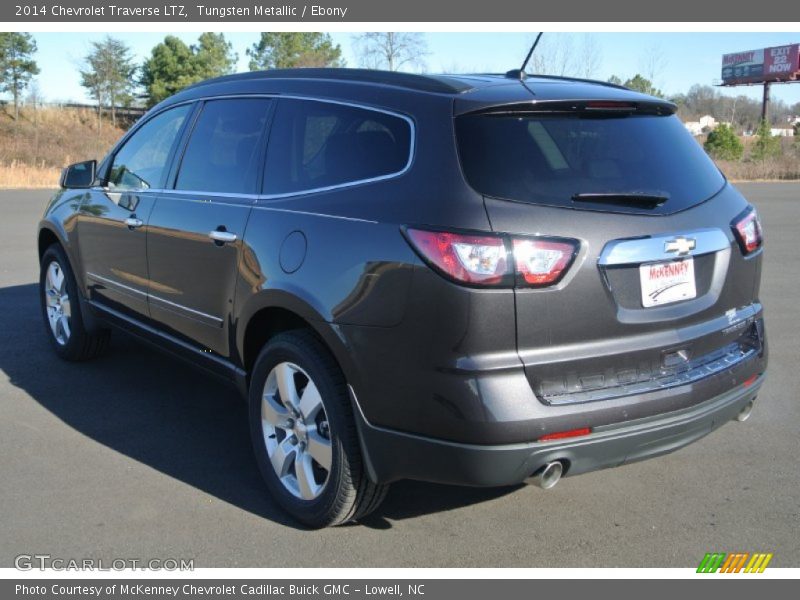 Tungsten Metallic / Ebony 2014 Chevrolet Traverse LTZ