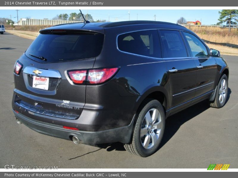 Tungsten Metallic / Ebony 2014 Chevrolet Traverse LTZ