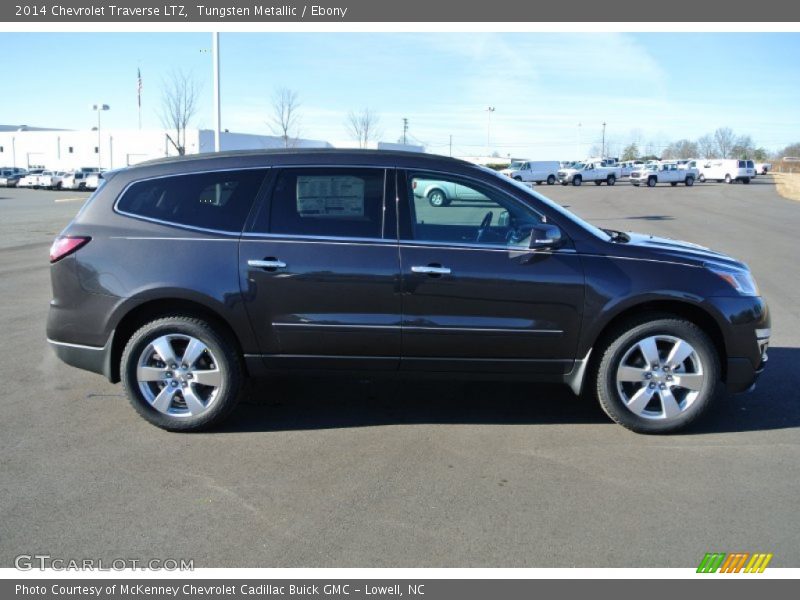Tungsten Metallic / Ebony 2014 Chevrolet Traverse LTZ