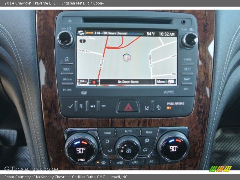 Tungsten Metallic / Ebony 2014 Chevrolet Traverse LTZ