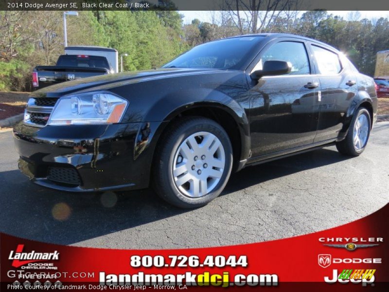 Black Clear Coat / Black 2014 Dodge Avenger SE