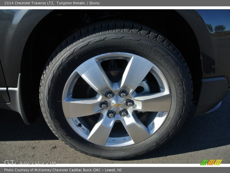 Tungsten Metallic / Ebony 2014 Chevrolet Traverse LTZ