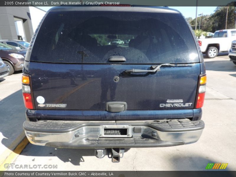 Dark Blue Metallic / Gray/Dark Charcoal 2005 Chevrolet Tahoe LS
