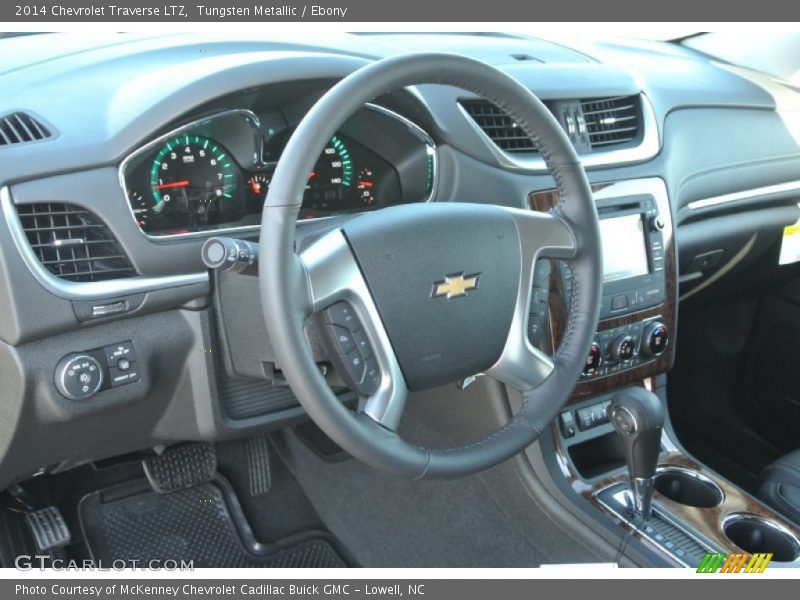 Tungsten Metallic / Ebony 2014 Chevrolet Traverse LTZ