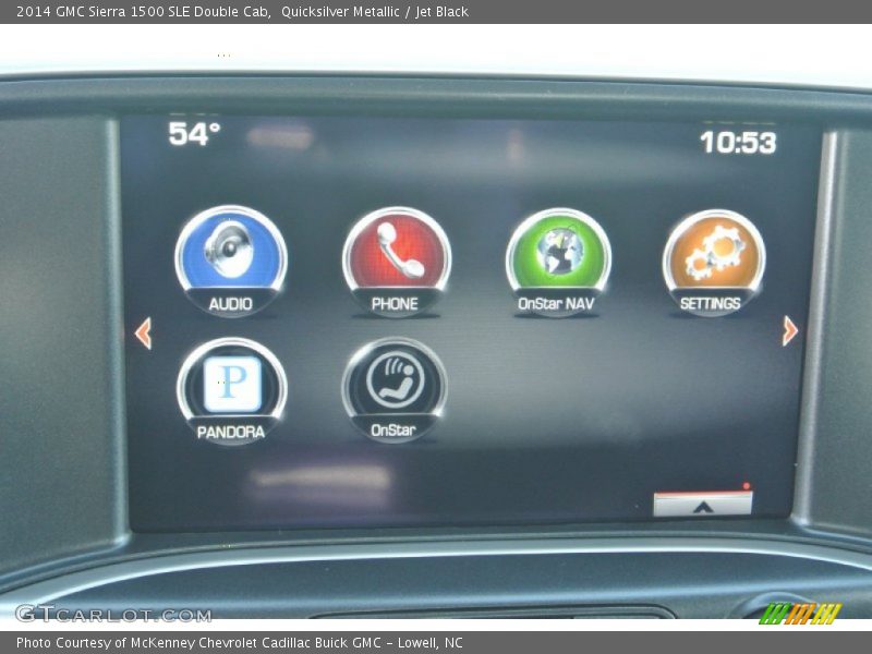 Quicksilver Metallic / Jet Black 2014 GMC Sierra 1500 SLE Double Cab