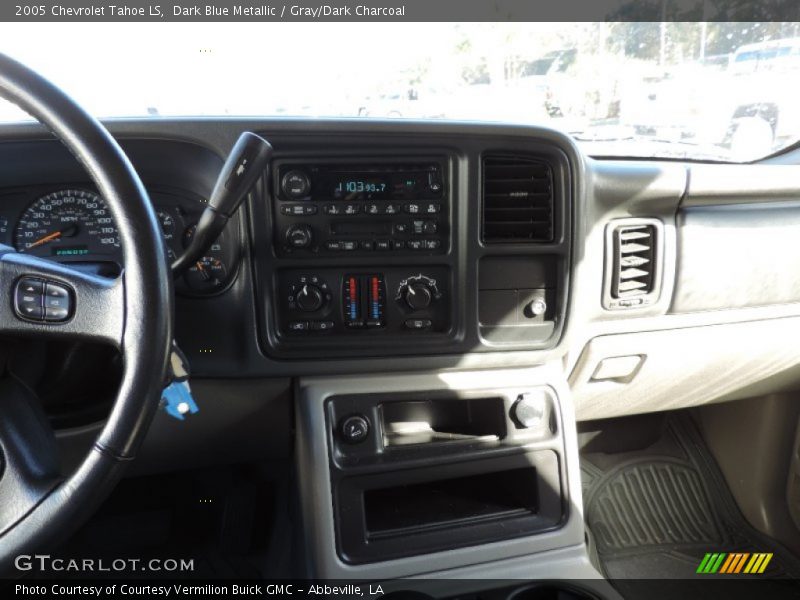 Dark Blue Metallic / Gray/Dark Charcoal 2005 Chevrolet Tahoe LS
