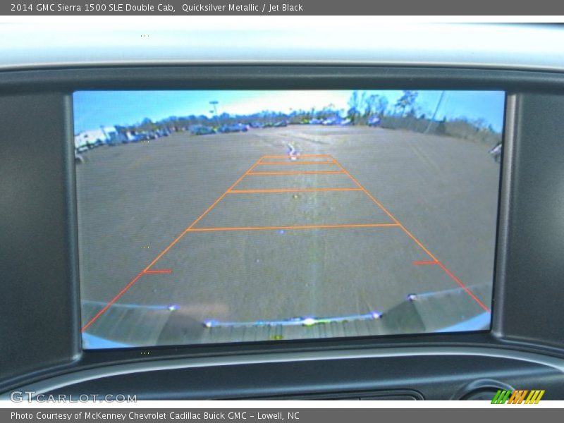 Quicksilver Metallic / Jet Black 2014 GMC Sierra 1500 SLE Double Cab