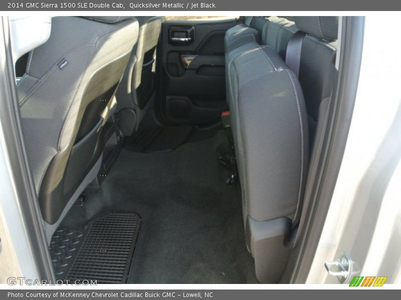 Quicksilver Metallic / Jet Black 2014 GMC Sierra 1500 SLE Double Cab