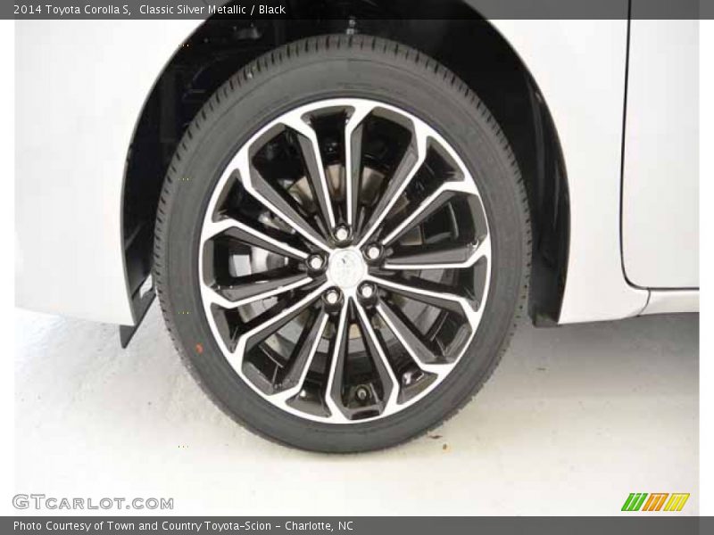 Classic Silver Metallic / Black 2014 Toyota Corolla S