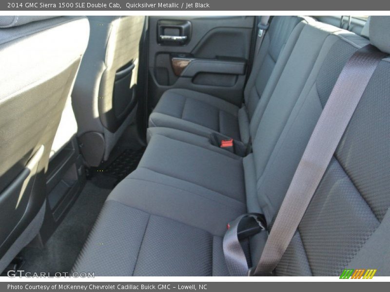 Quicksilver Metallic / Jet Black 2014 GMC Sierra 1500 SLE Double Cab