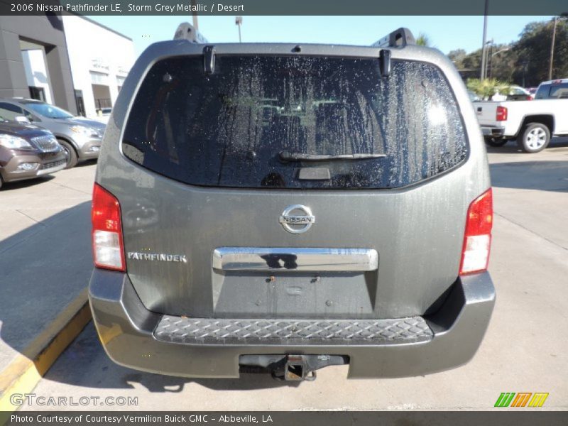 Storm Grey Metallic / Desert 2006 Nissan Pathfinder LE