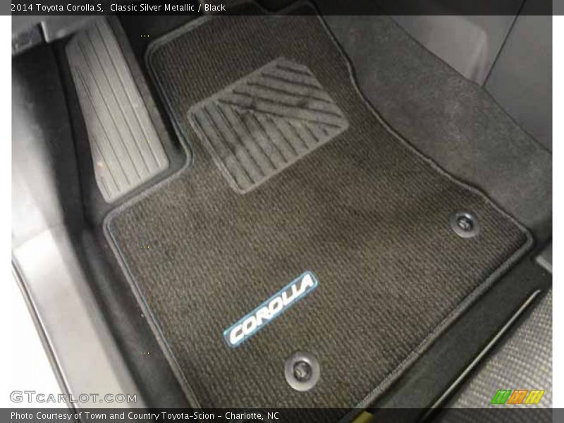 Classic Silver Metallic / Black 2014 Toyota Corolla S