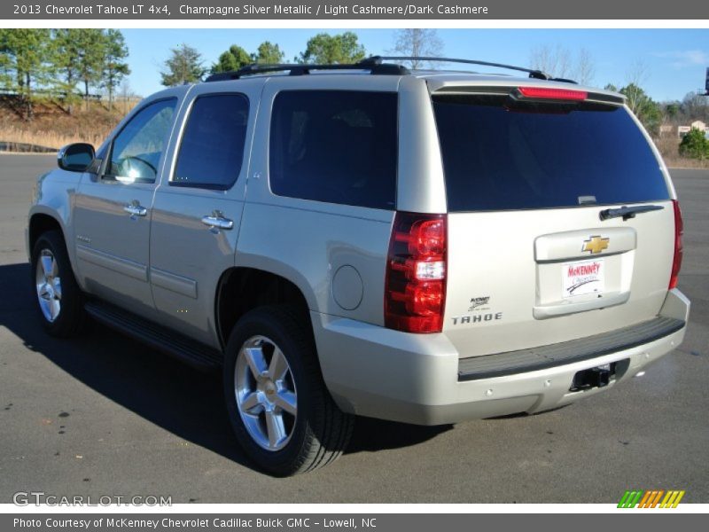 Champagne Silver Metallic / Light Cashmere/Dark Cashmere 2013 Chevrolet Tahoe LT 4x4