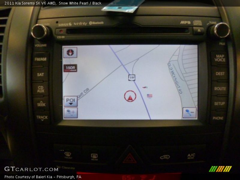 Snow White Pearl / Black 2011 Kia Sorento SX V6 AWD