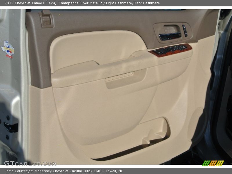 Champagne Silver Metallic / Light Cashmere/Dark Cashmere 2013 Chevrolet Tahoe LT 4x4