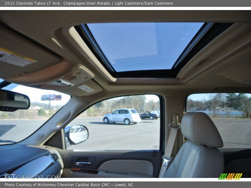 Champagne Silver Metallic / Light Cashmere/Dark Cashmere 2013 Chevrolet Tahoe LT 4x4