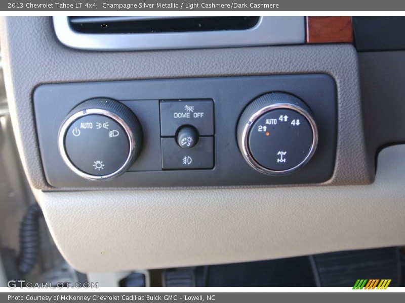 Champagne Silver Metallic / Light Cashmere/Dark Cashmere 2013 Chevrolet Tahoe LT 4x4