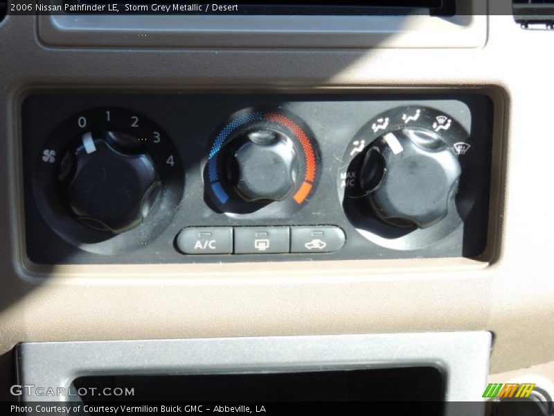 Storm Grey Metallic / Desert 2006 Nissan Pathfinder LE