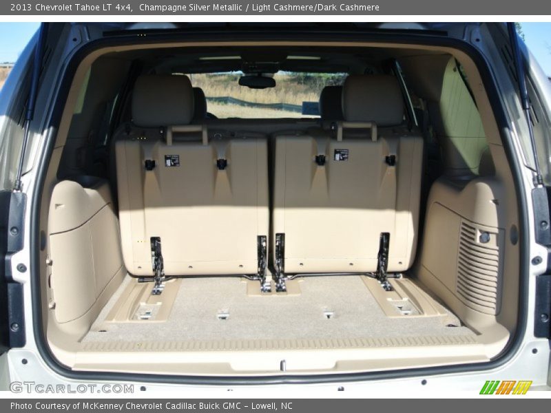 Champagne Silver Metallic / Light Cashmere/Dark Cashmere 2013 Chevrolet Tahoe LT 4x4