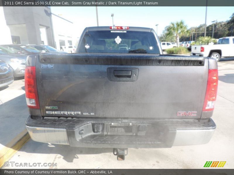 Storm Gray Metallic / Dark Titanium/Light Titanium 2011 GMC Sierra 1500 SLE Crew Cab