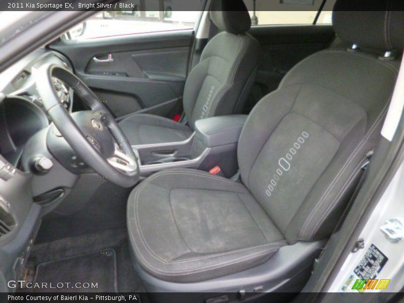 Bright Silver / Black 2011 Kia Sportage EX