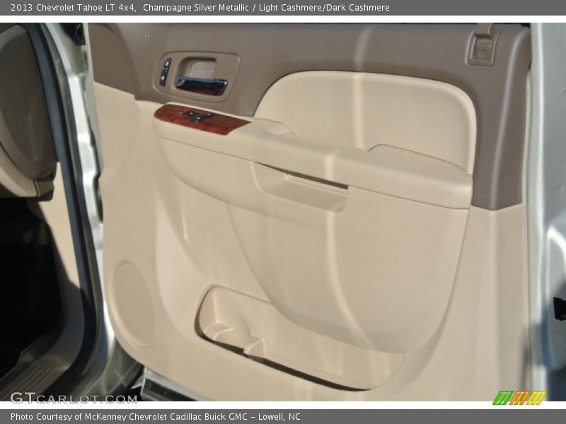 Champagne Silver Metallic / Light Cashmere/Dark Cashmere 2013 Chevrolet Tahoe LT 4x4